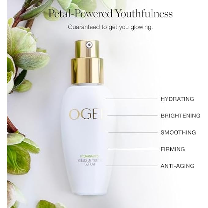 OGEE SEEDS OF YOUTH SERUM - HYALURONIC ACID SERUM FOR FACE - FIRMING, PLUMPING & HYDRATING SERUM FOR FINE LINES AND WRINKLES - CERTIFIED ORGANIC & MADE IN USA - Image 2